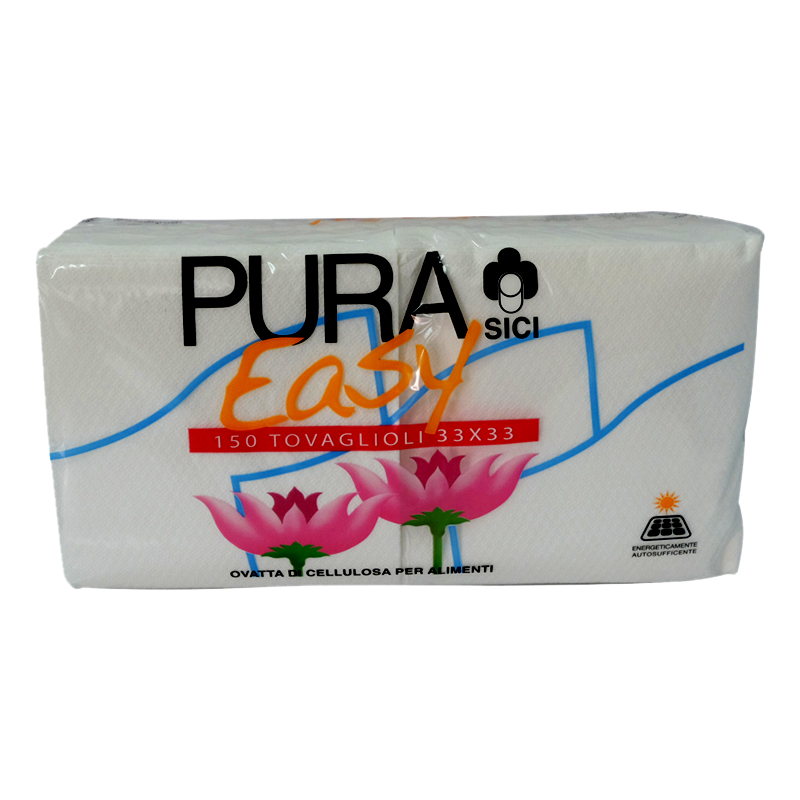 Pura Easy Tissues 33cm x 33cm 130 Tissues