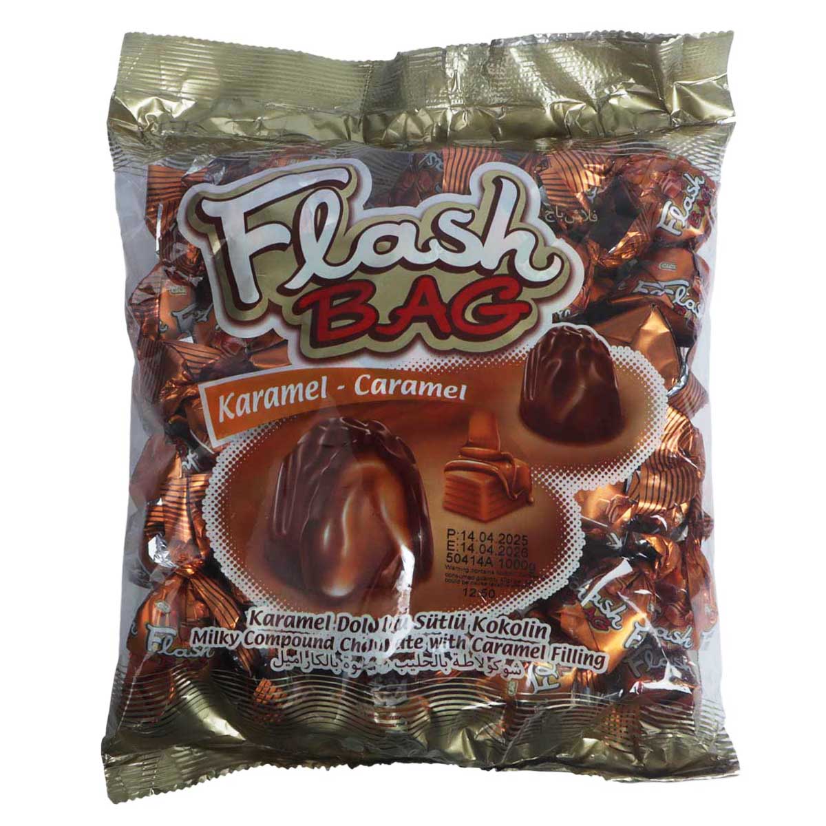 Flash Caramel Filling Milky Compound Chocolate 1Kg