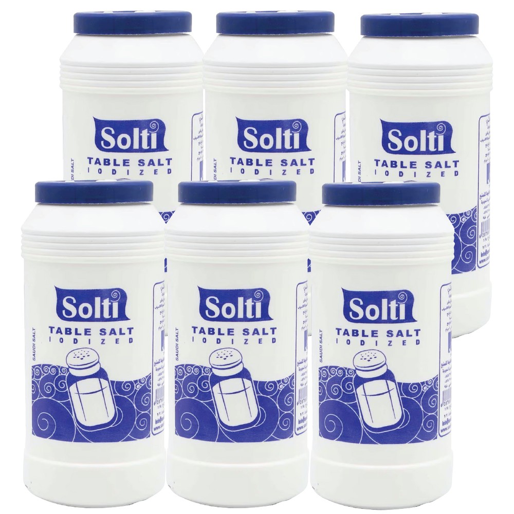 Solti Table Salt Iodized 6x700g