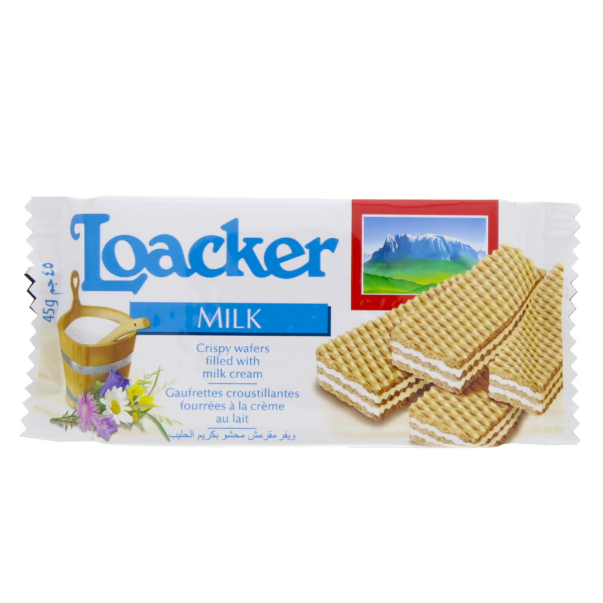 Loacker Milk Cream Wafers 45g