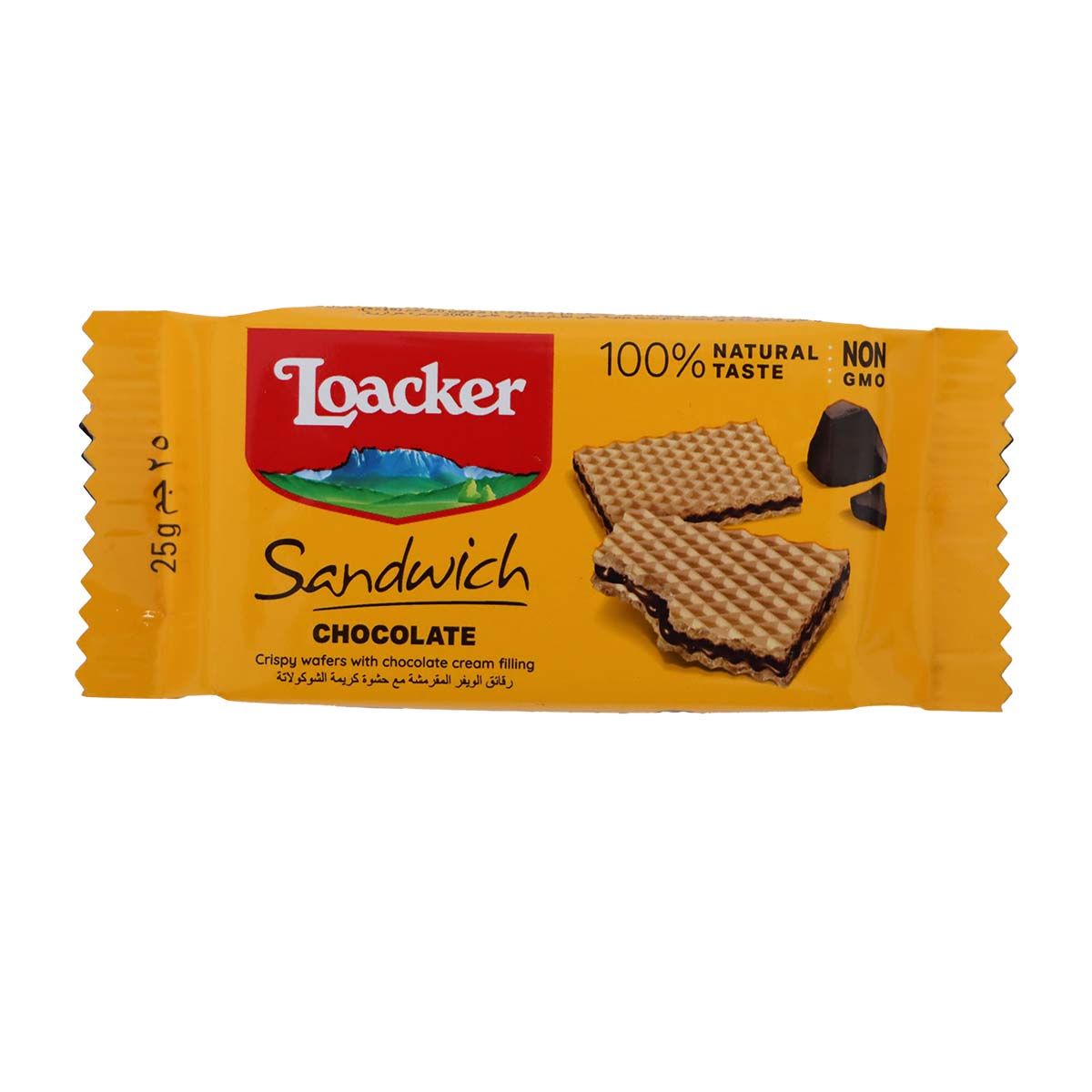 Loacker Chocolate Sandwich Wafers 25g