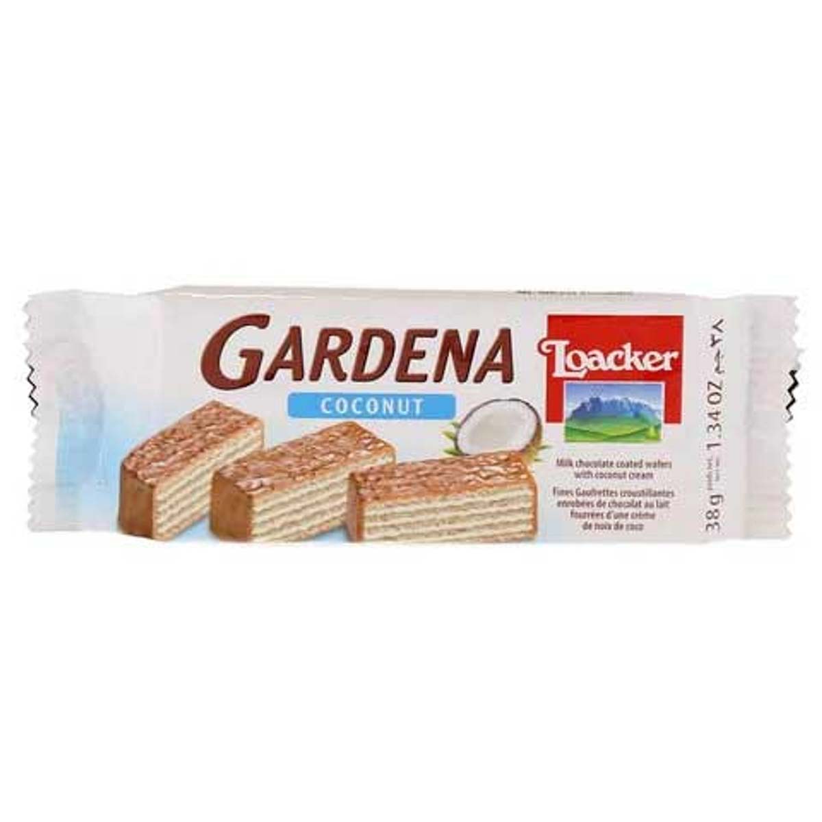 Loacker Gardena Coconut Wafers 38g | Snacks & Candy | Biscuits | Wafers