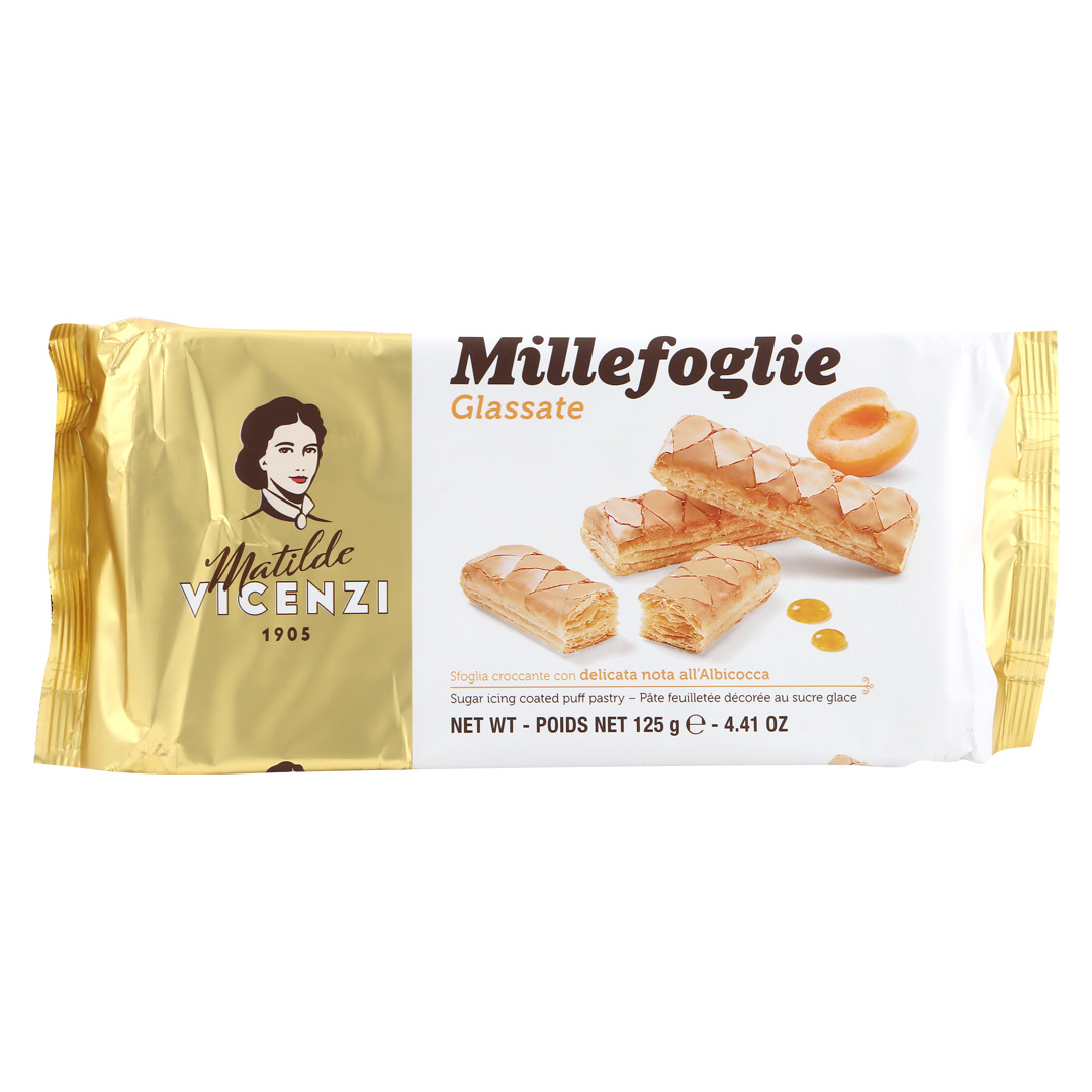 Matilde Vicenzi Sugar Icing Coated Puff Pastry 125g