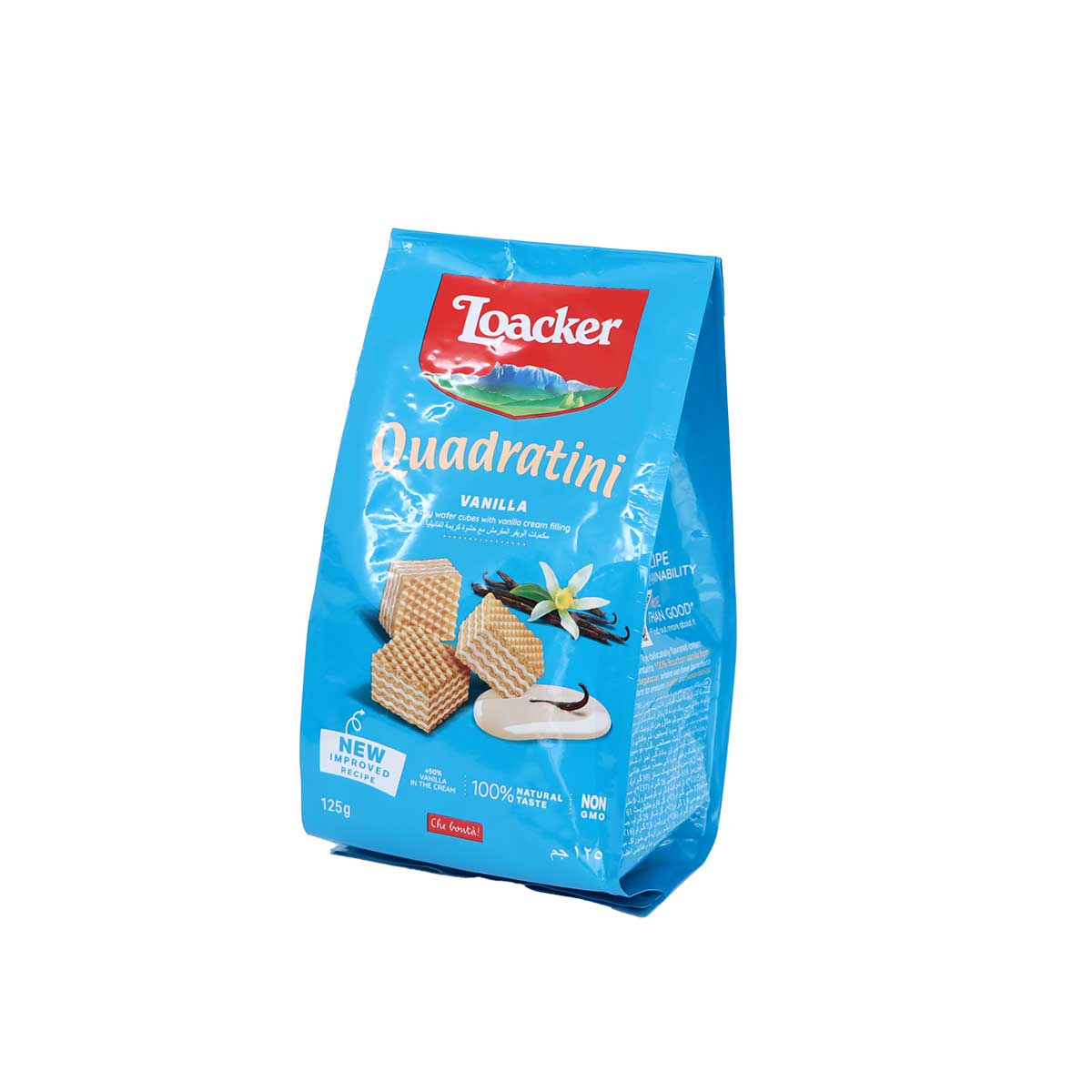 Loacker Quadratini Vanilla Cream Wafers 125g