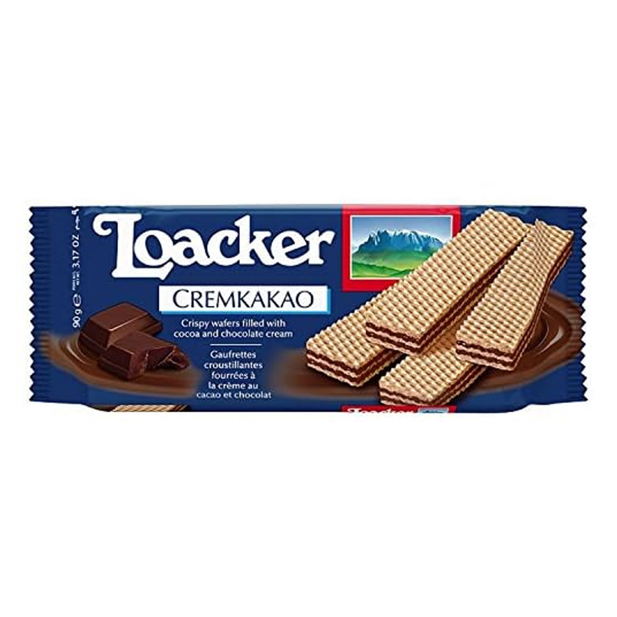 Loacker Cremkakao Crispy Wafers Filled With Cocoa & Chocolate Cream 175g