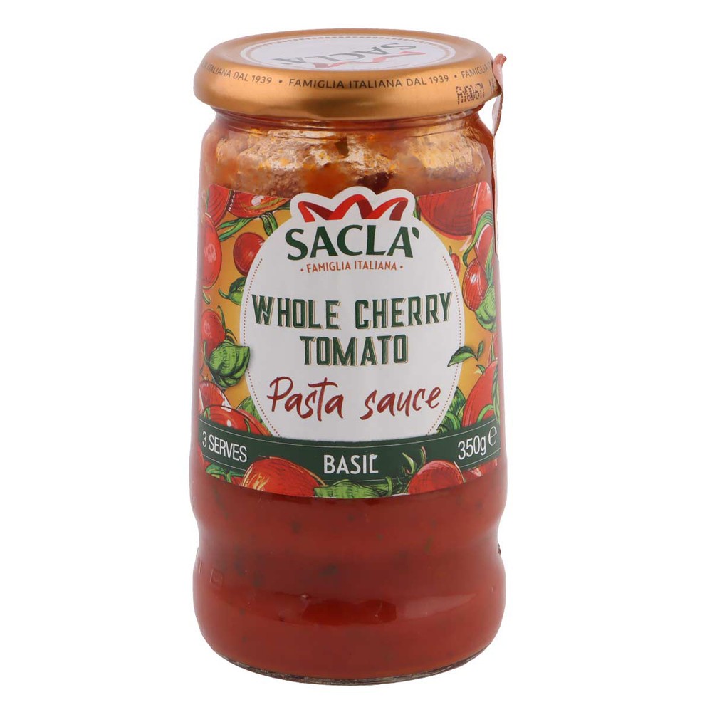 Sacla Tom Basil Sauce 350Gm