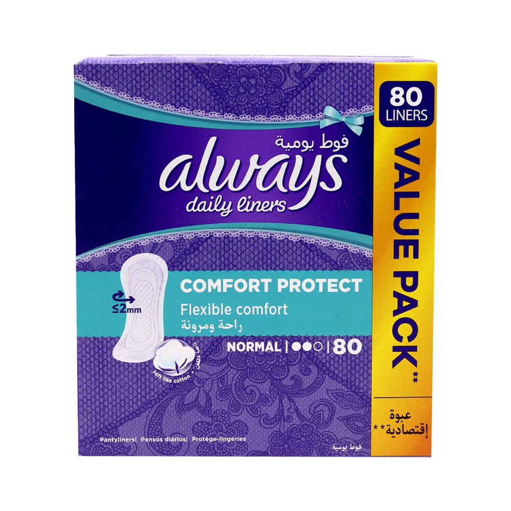 Always Pamela Comfort & Protect 80 Pcs | Personal Care | Feminine Care | Feminine Pads