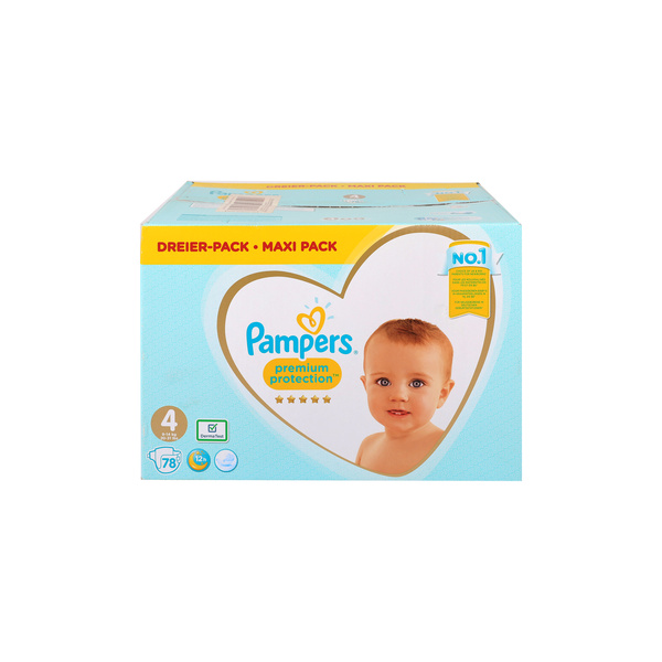 Pampers Premium Protection Maxi Pack Size 4 - 78 Diapers | Diapering | Diapers