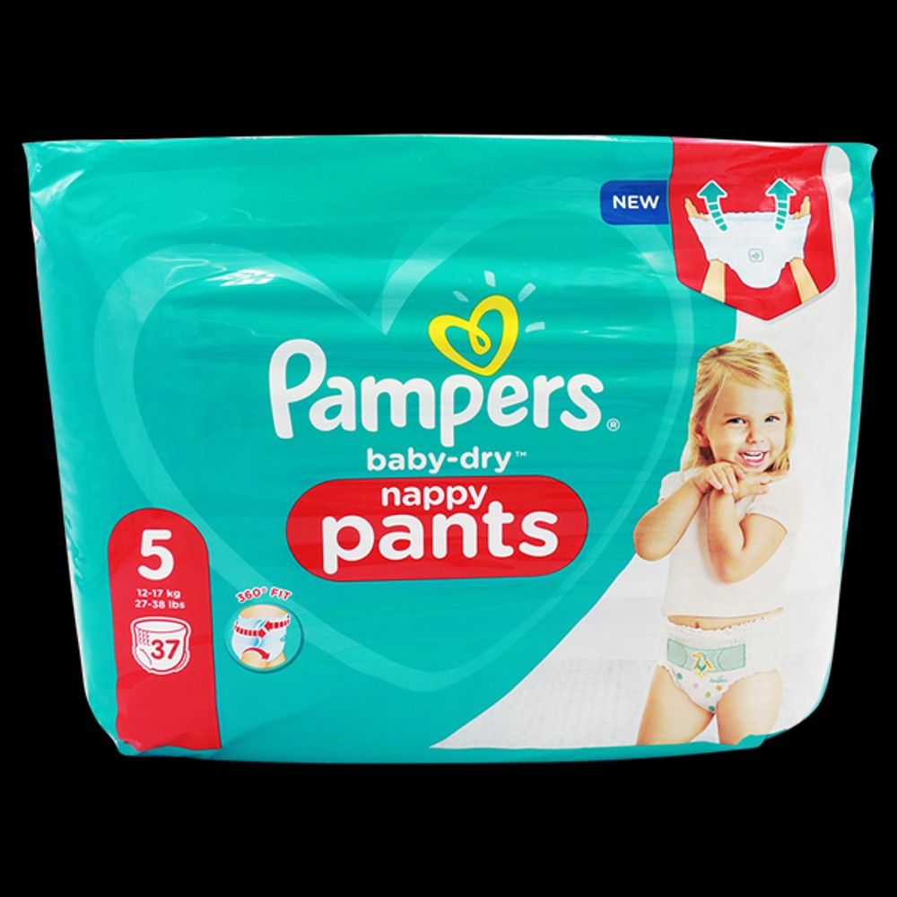 Pampers Baby Diaper Pack of 37 Diapers - Size 5