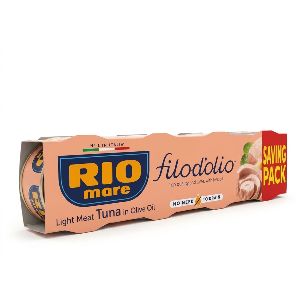 Rio Mare Filodolio Light Meat Tuna 4x65g