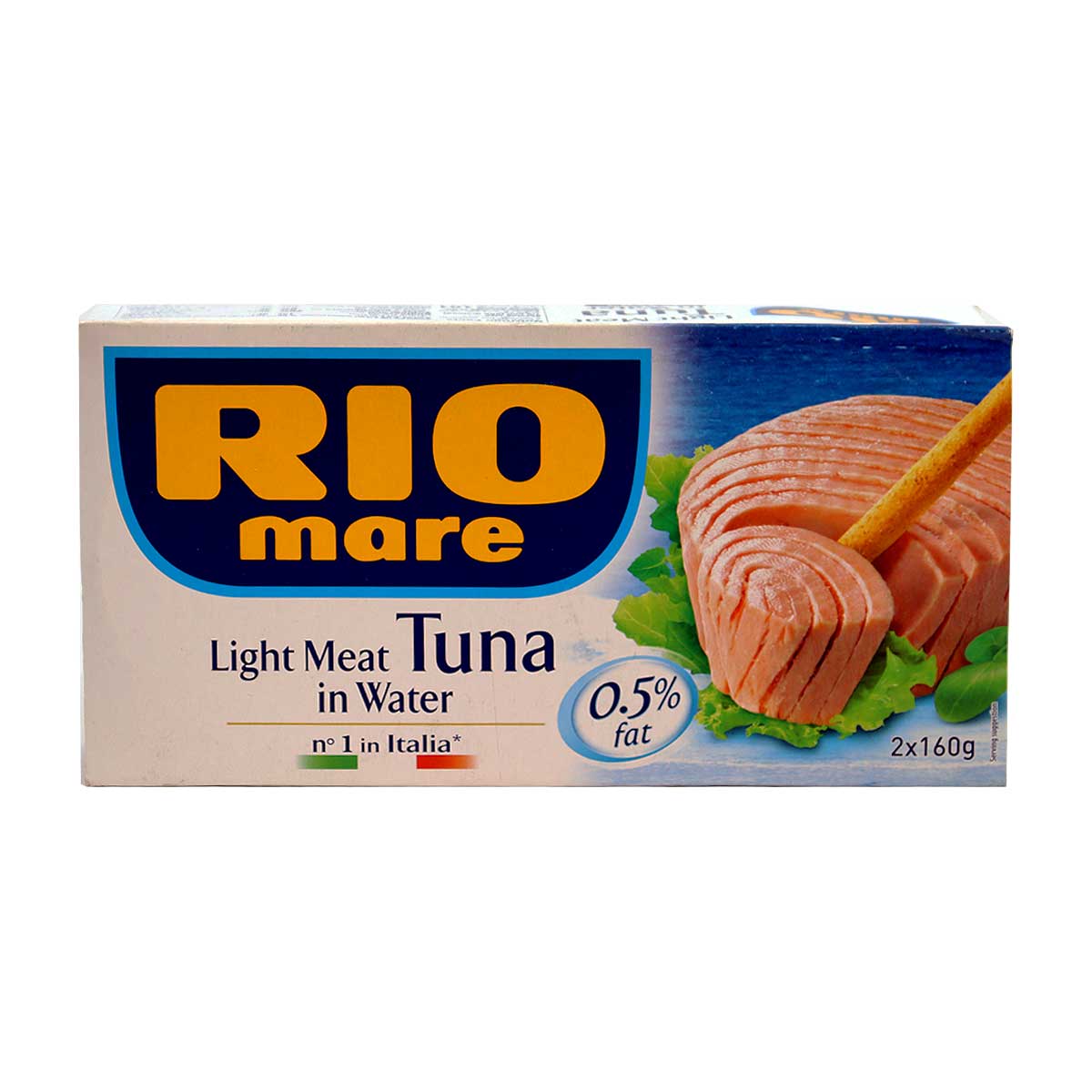 Rio Mare Light Meat Canned Tuna In Water 2x160g