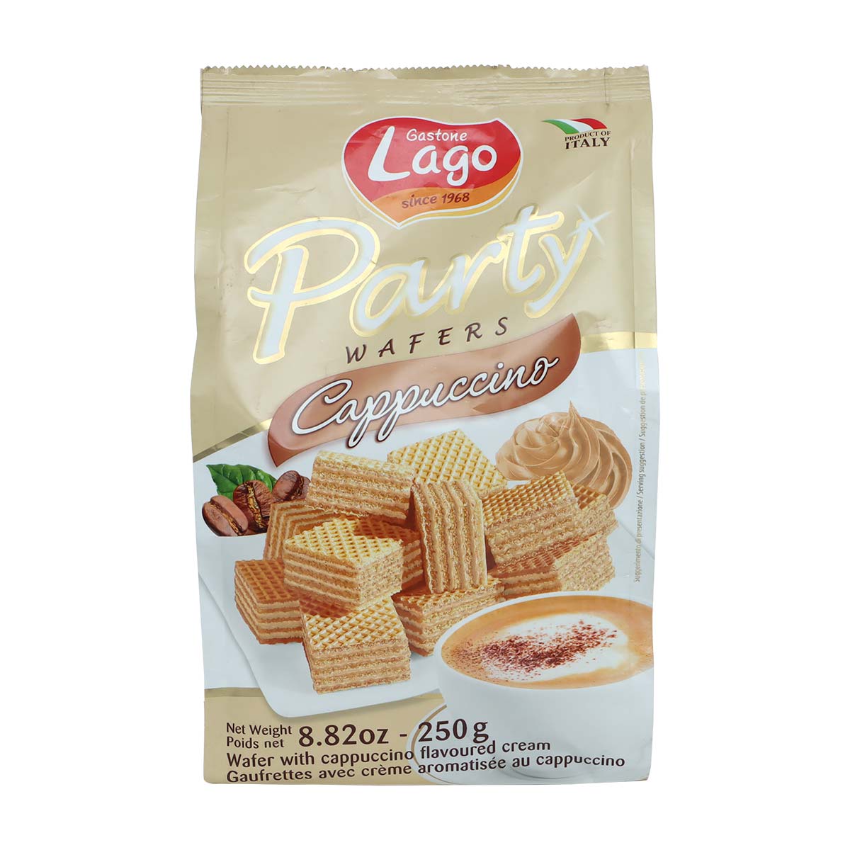 Lago Prty Wafers Cappucino250G