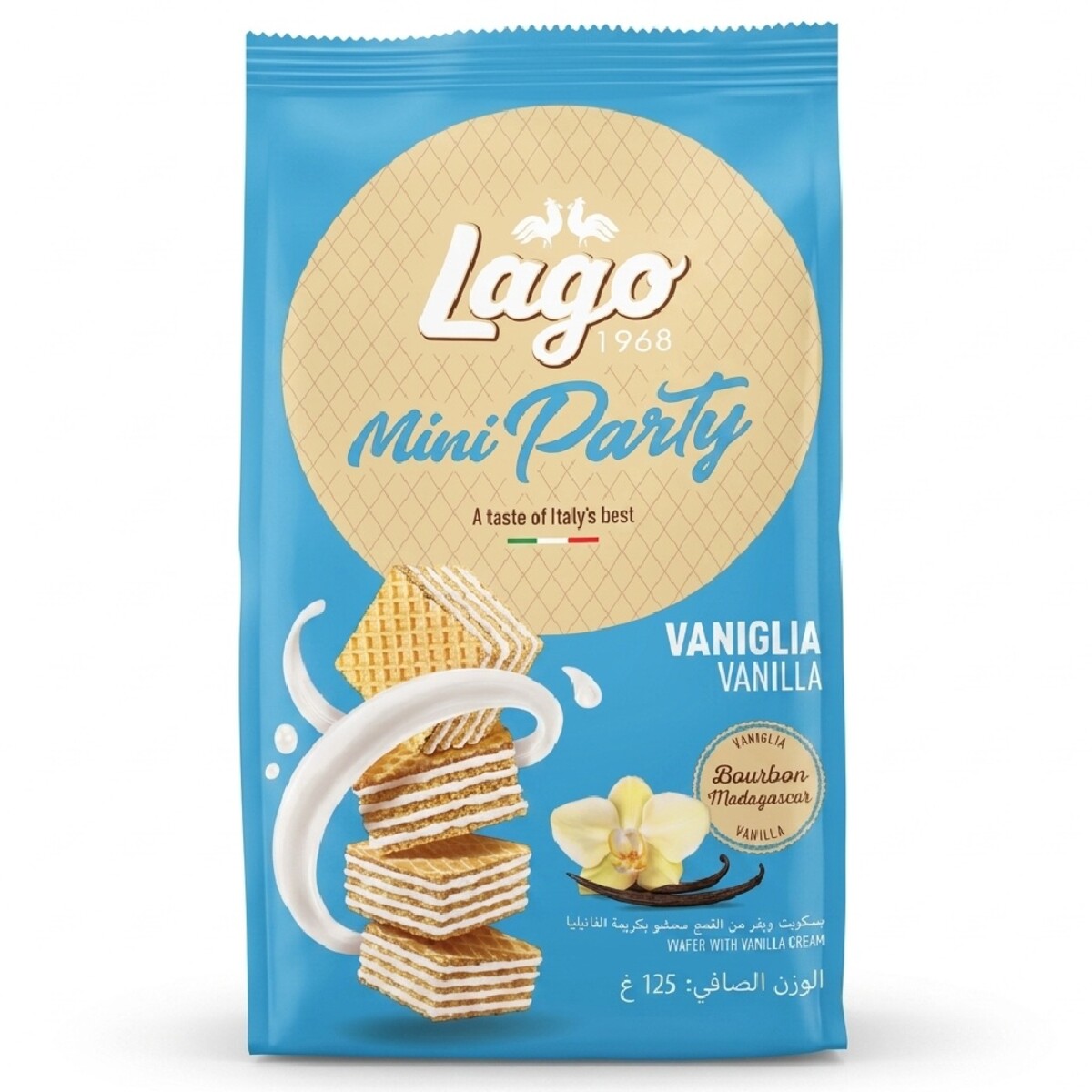 Lago Miniprty Wafer Vanila125G