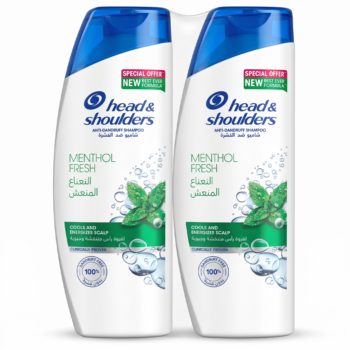 Head & Shoulders Anti-Dandruff Shampoo Menthol Fresh 2x375ml