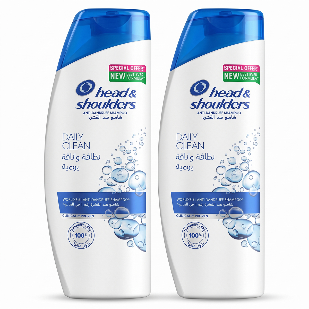 Head & Shoulders Anti-Dandruff Shampoo Daily Clean 2x375ml