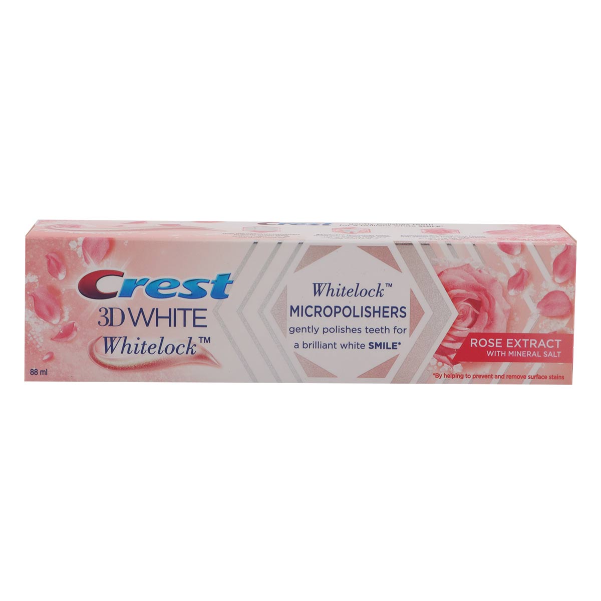 Crest 3D Whitelock Rose Extract Micropolisher For Teeth 88ml
