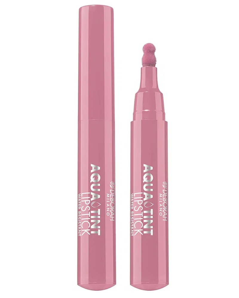 Deborah Milano Aqua Tint Lipstick - Rose 02