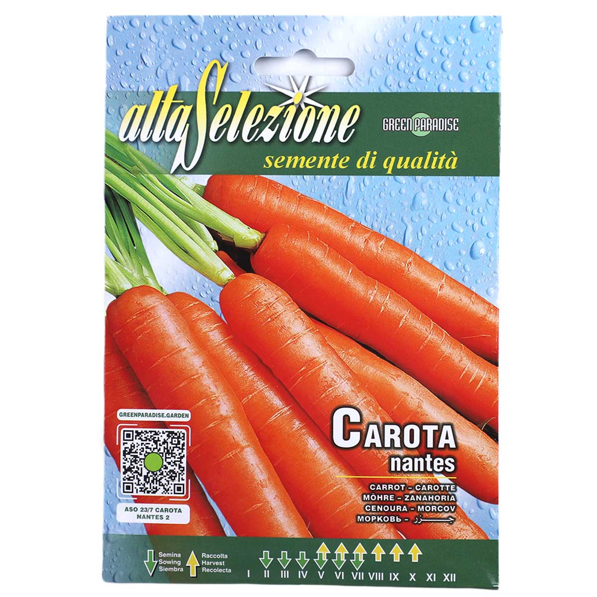 Alta Selezione Carota Nantes Seeds 8g