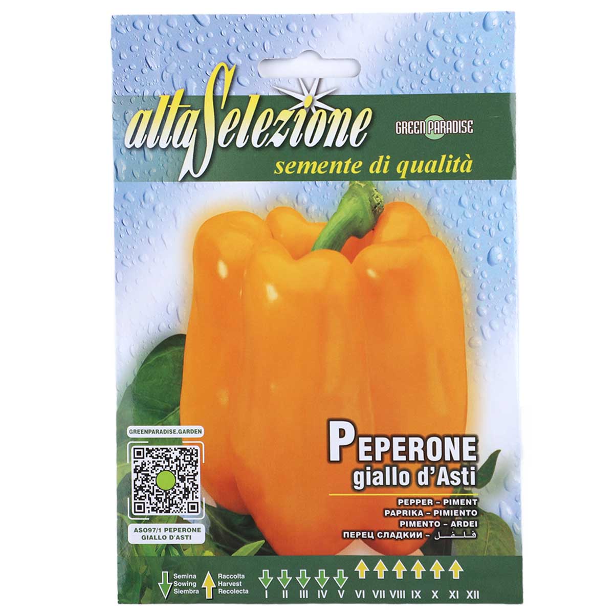 Alta Selezione Peperone Giallo D Asti Seeds