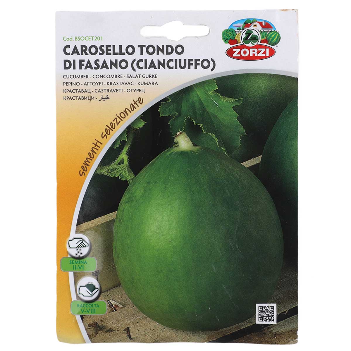 Zorzi Carosello Tondo Di Fasano Seeds