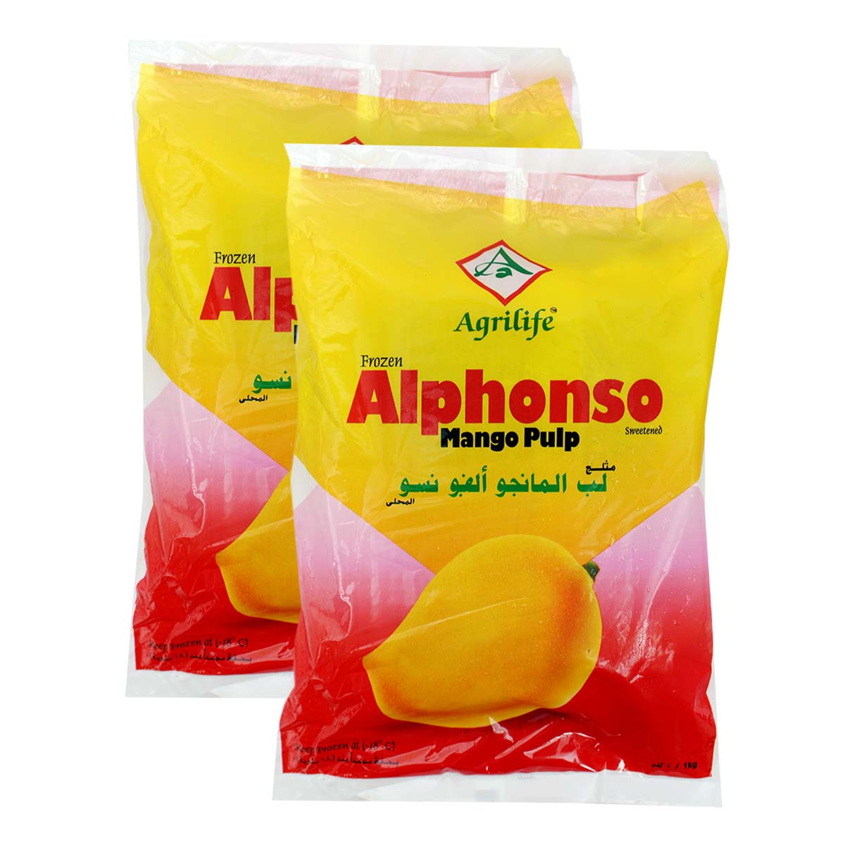Agrilife Alphonso Mango Pulp 2x1Kg