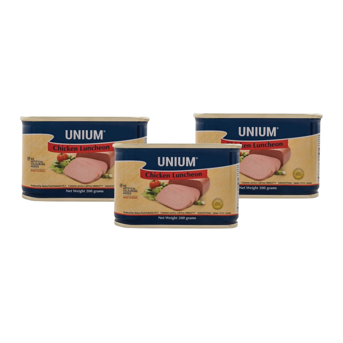 Uniom Chicken Luncheon 3x200g