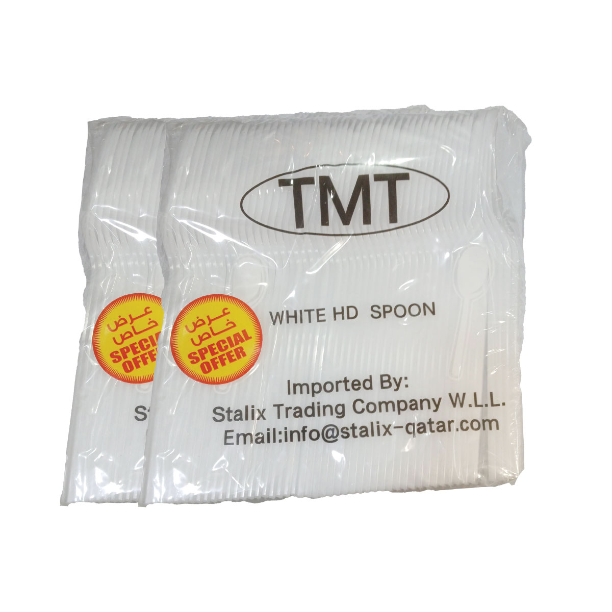 TMT White HD Spoon 2x50Pieces