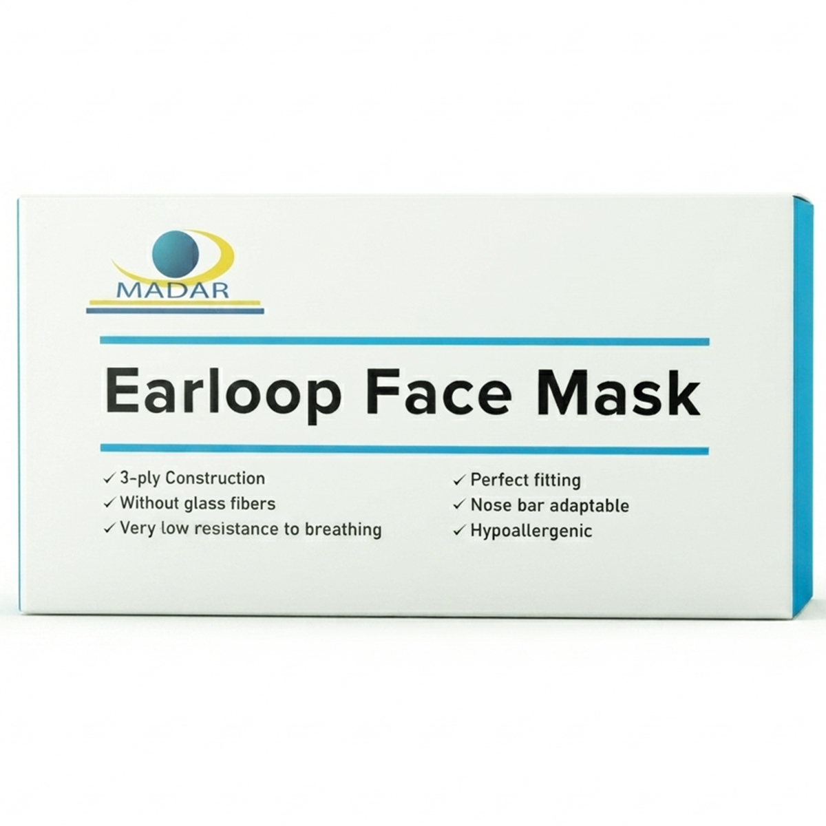 Madar Earloop Face Mask 1 x 50 Pieces