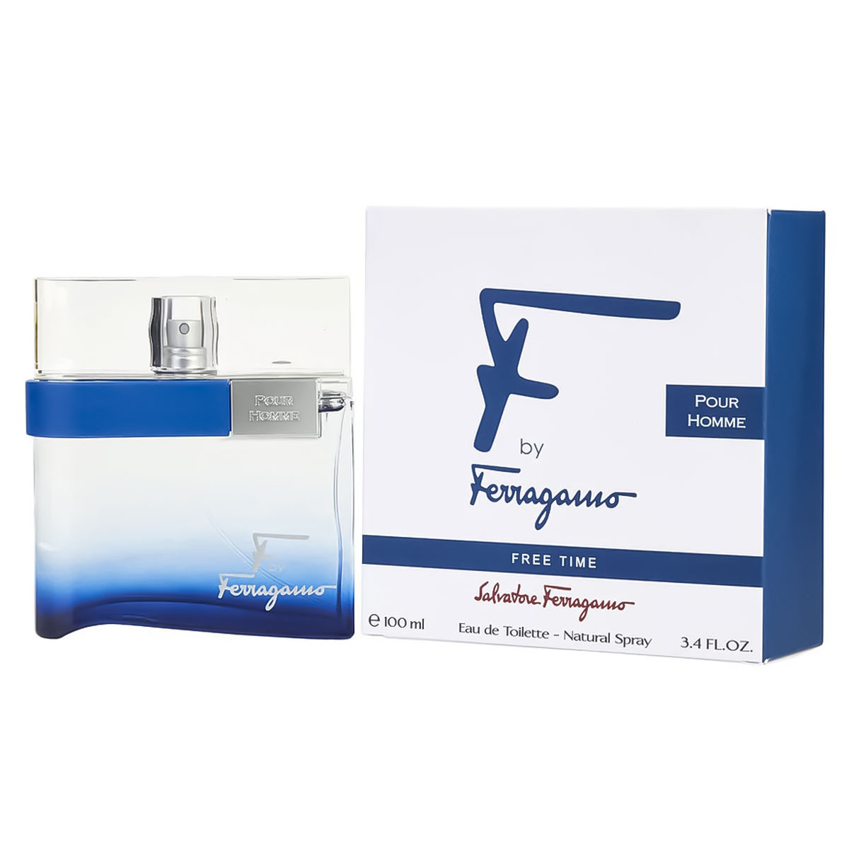 Salvatore Ferragamo F by Ferragamo Free Time Men Eau de Toilette 100ml