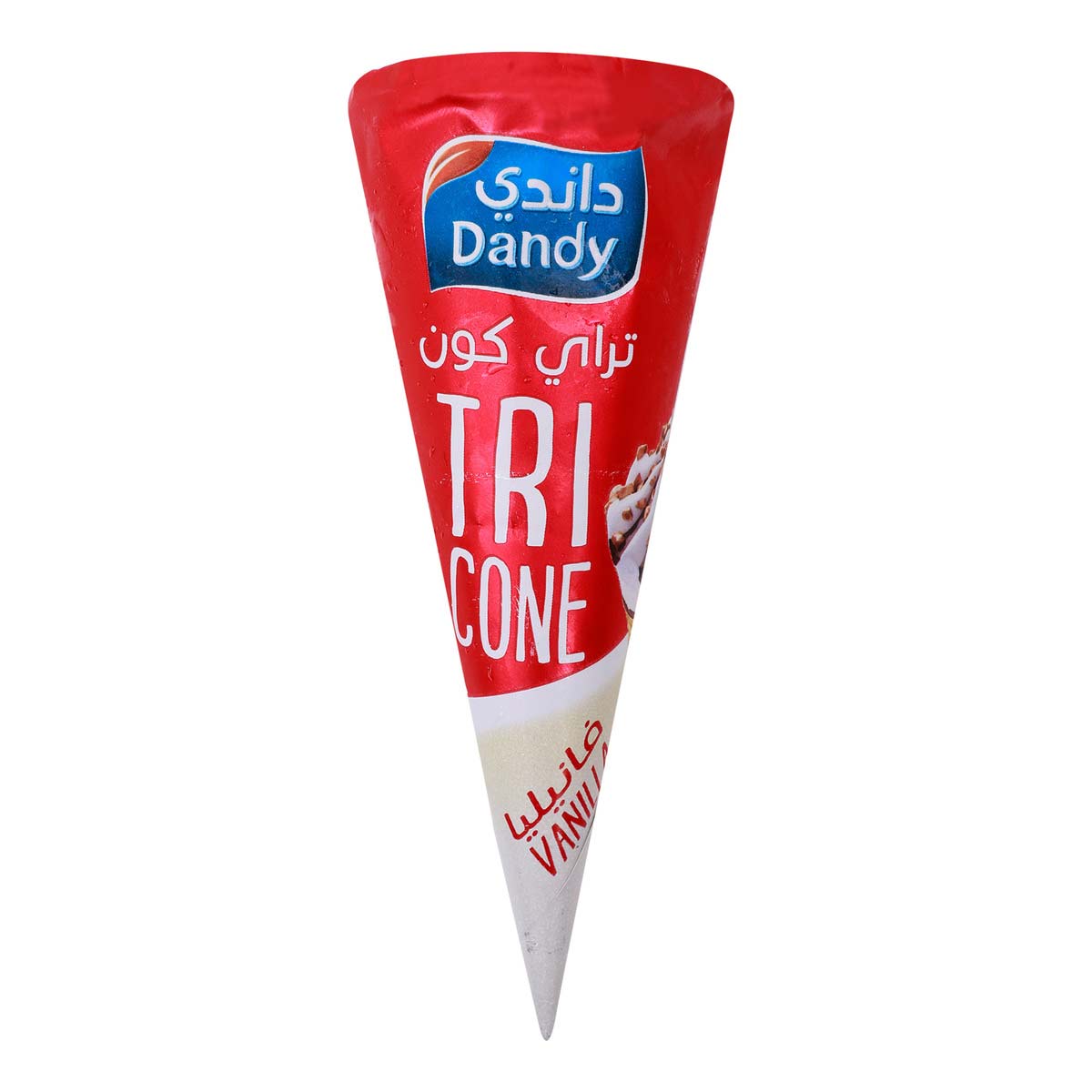 Dandy Vanilla Tri Ice Cream Cone 110ml