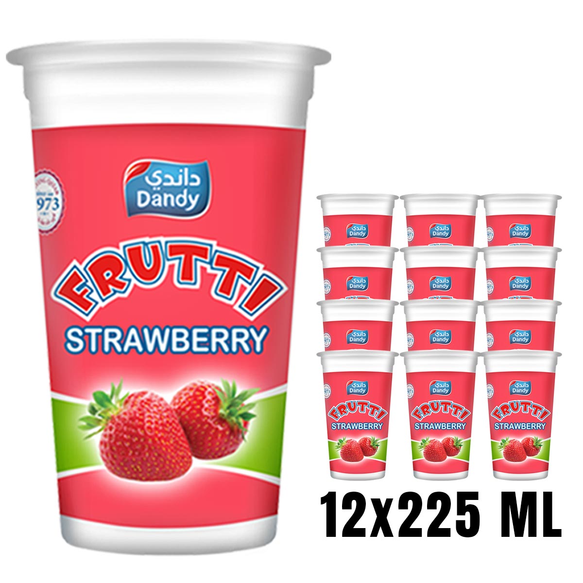 Dandy Frutti Strawberry Juice 12x225ml