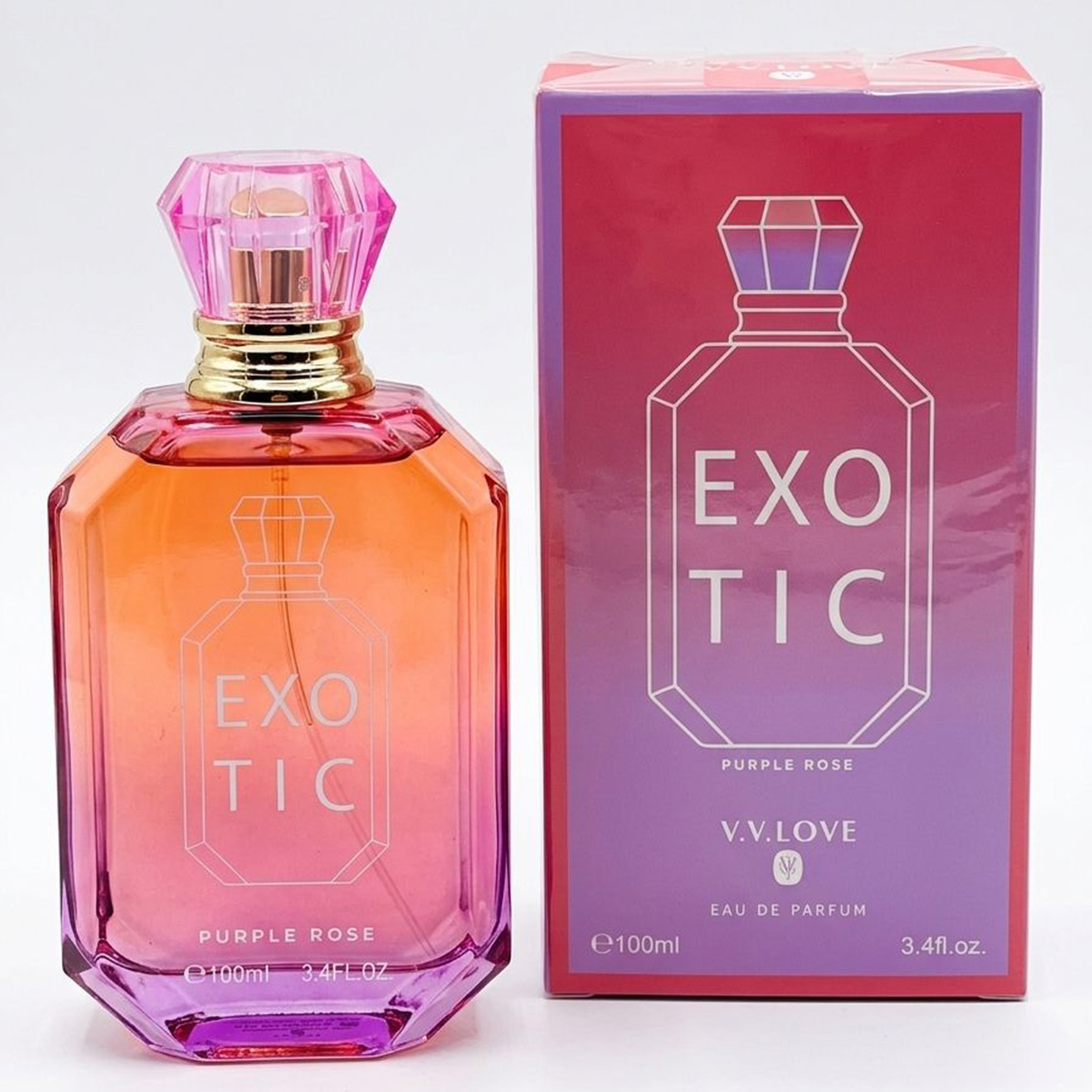 Exotic Purpole Rose Womens Perfume 100ml