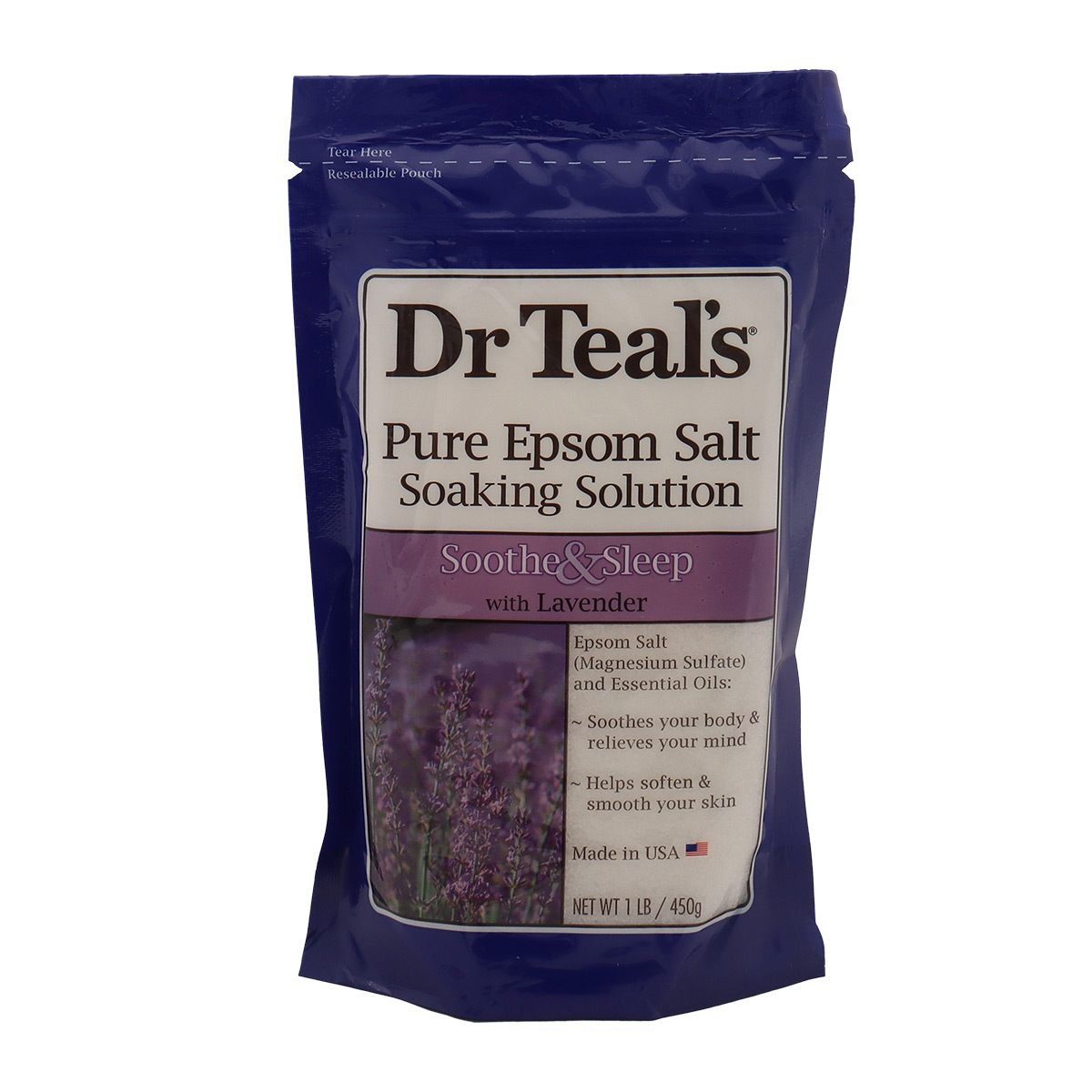 Dr Teals Pure Epsom Salt Soaking Solution 450g