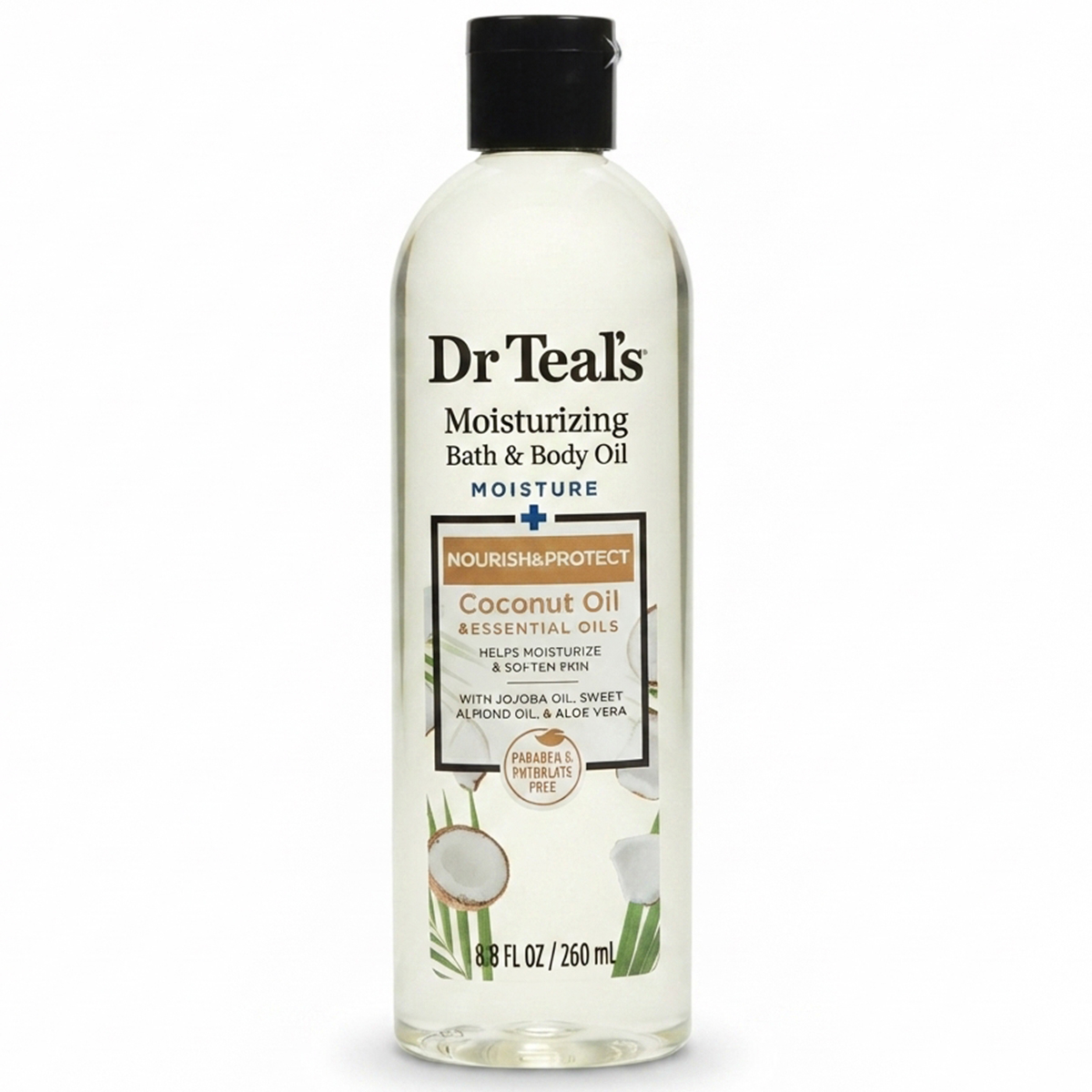 Dr Teal's Moisturizing Bath & Body Coconut Oil 260ml