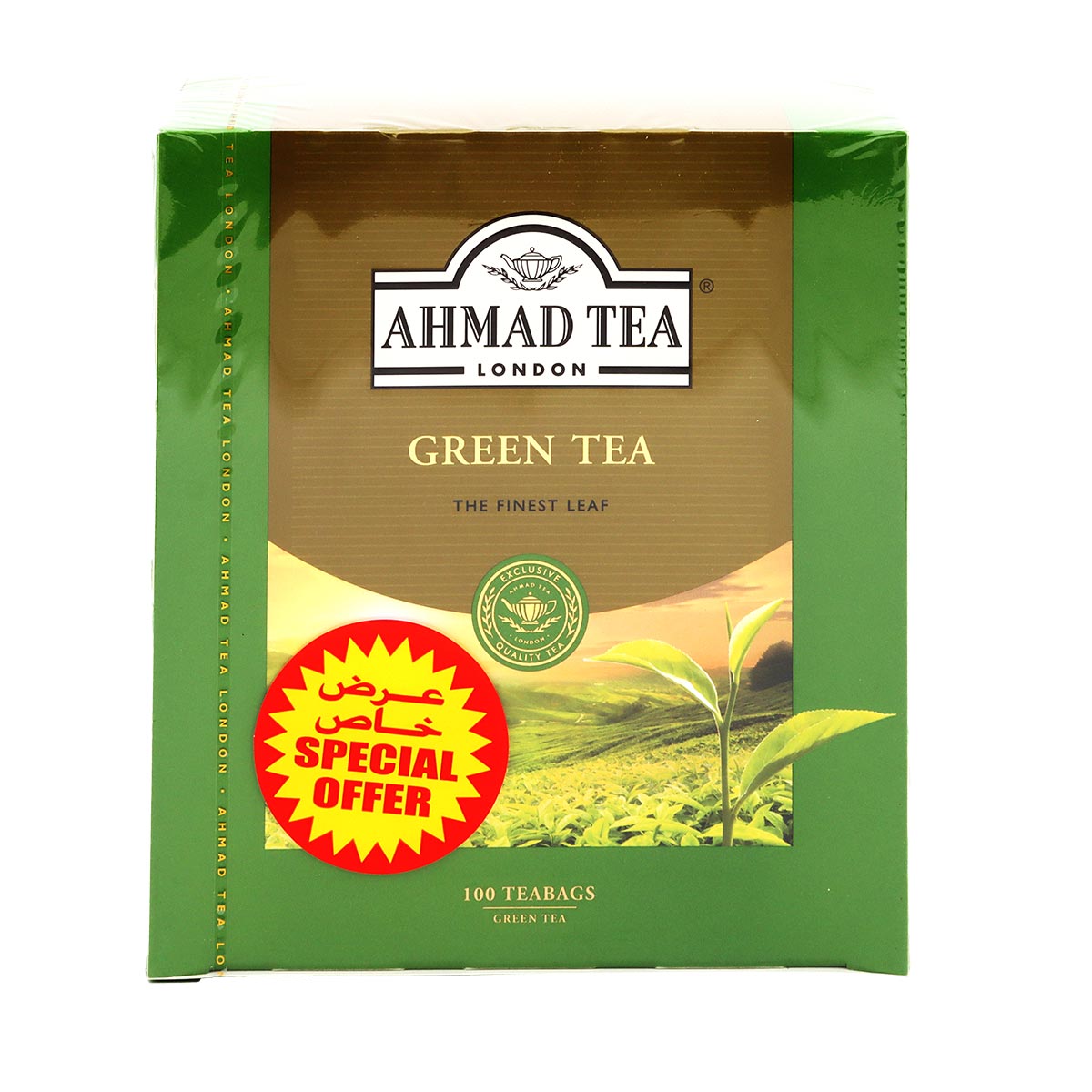 Ahmad Tea London Green Tea 100 Tea Bags