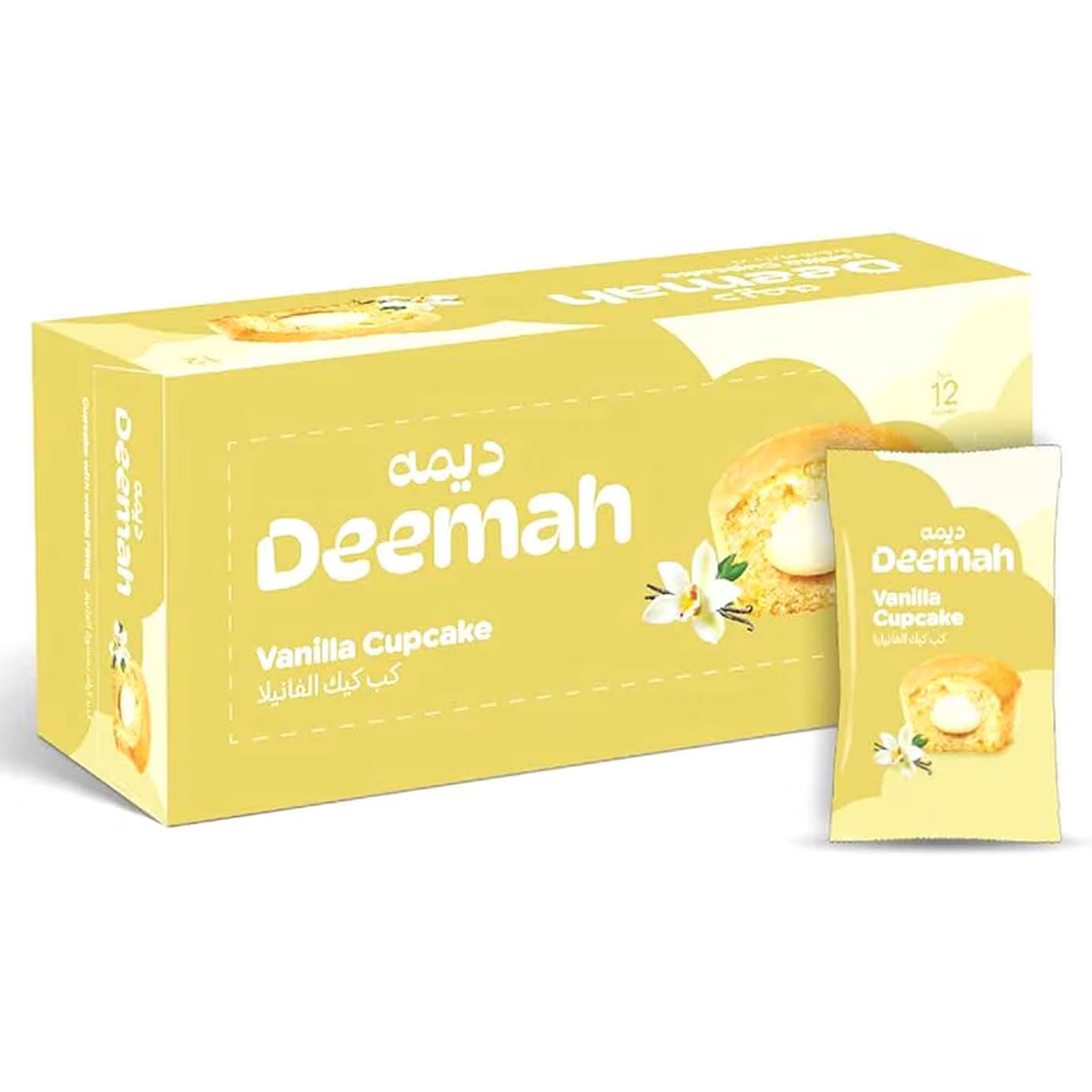 Deemah Vanilla Cupcake 12x27g