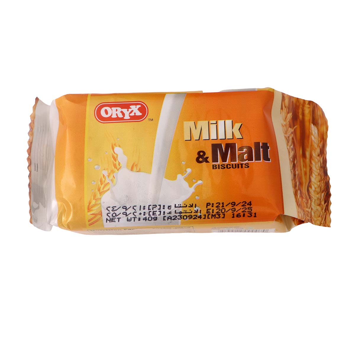Oryx Bisc Milk & Malt 1X40Gm