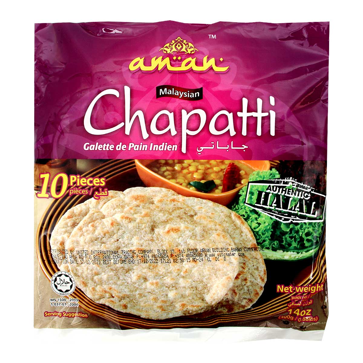 Aman Chapatti 10 Pieces
