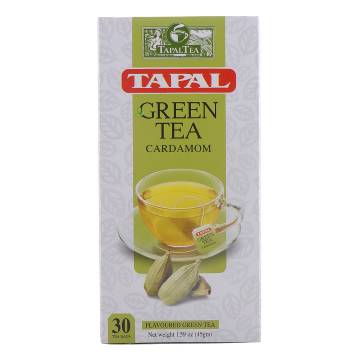 Tapal Green Tea  (Cardamom) 30 Tea Bags 45g