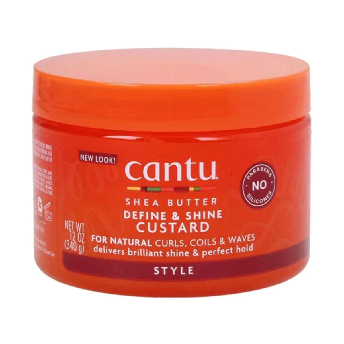 Cantu Shea Butter Define And Shine Custard For Natural Curls Hair 340ml