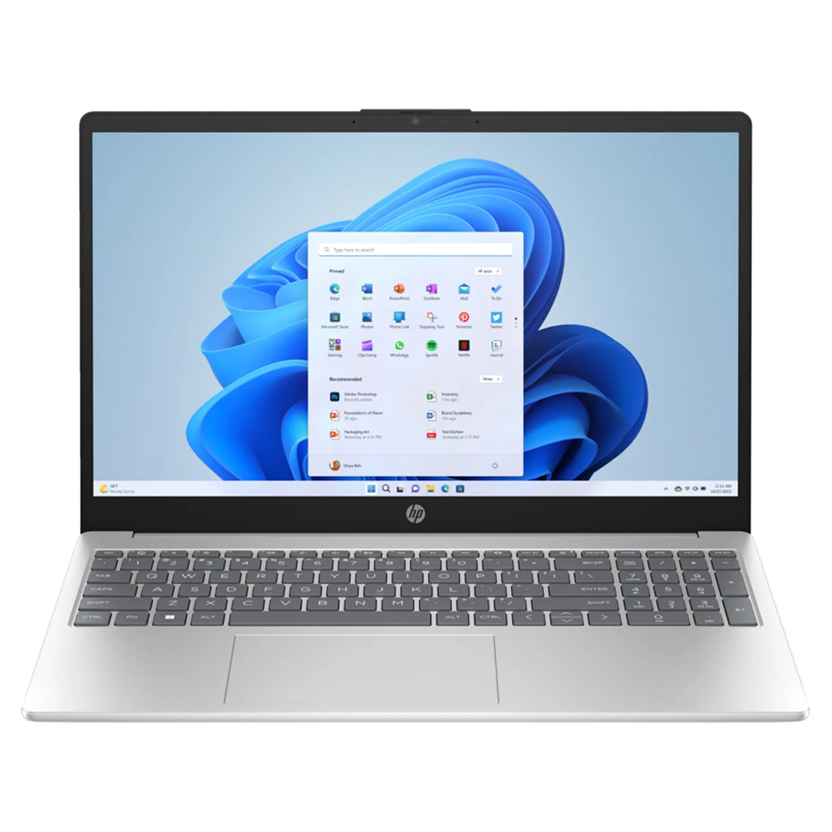 HP Laptop 15-Fc0065ne Natural silver (AMD Ryzen 7 7730U Processor, 16GB DDR4 Ram, 512GB SSD, AMD Radeon Graphics, 15 Inch Display)