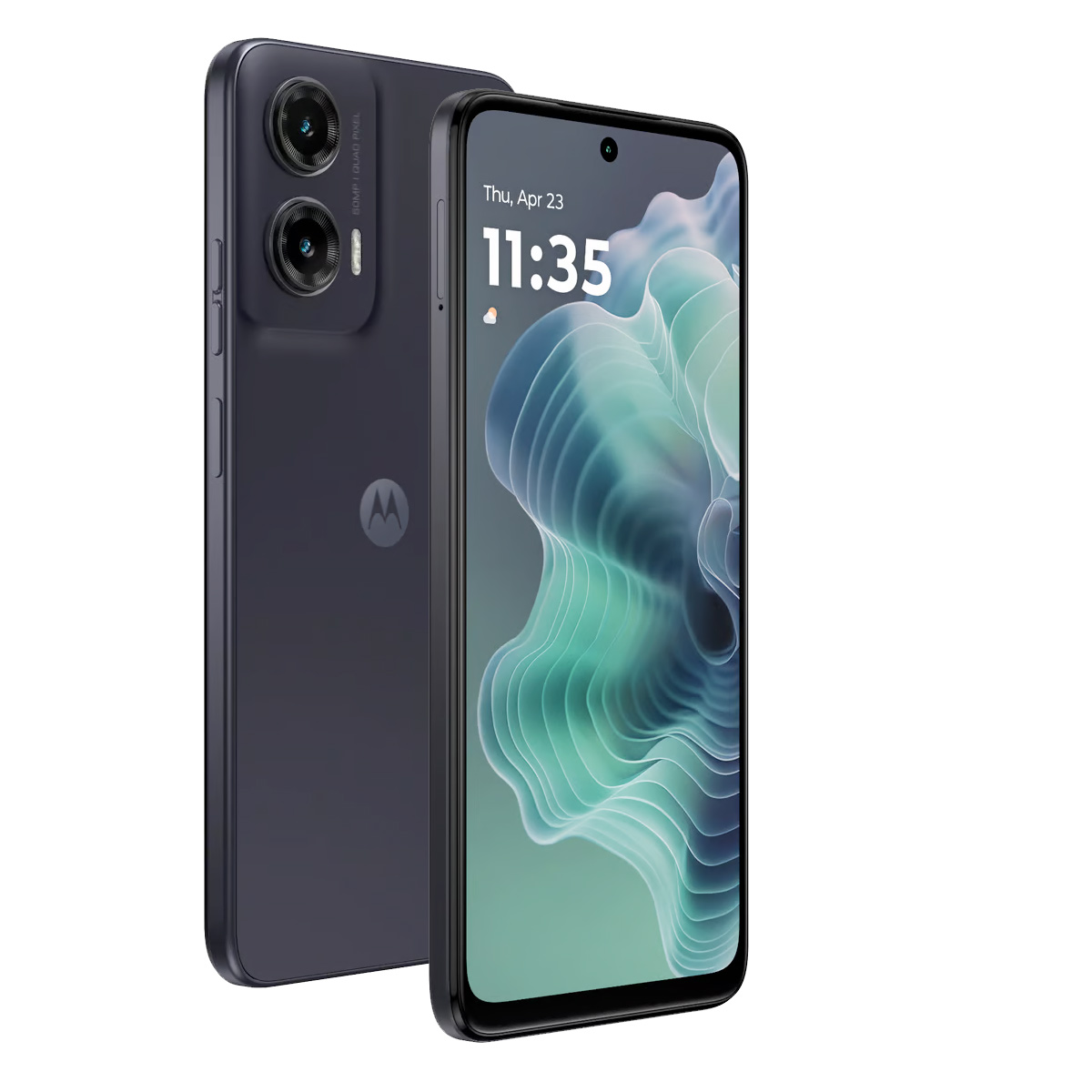 هاتف Moto G35 المحمول (5G، 8 جيجابايت، 128 جيجابايت) أسود داكن