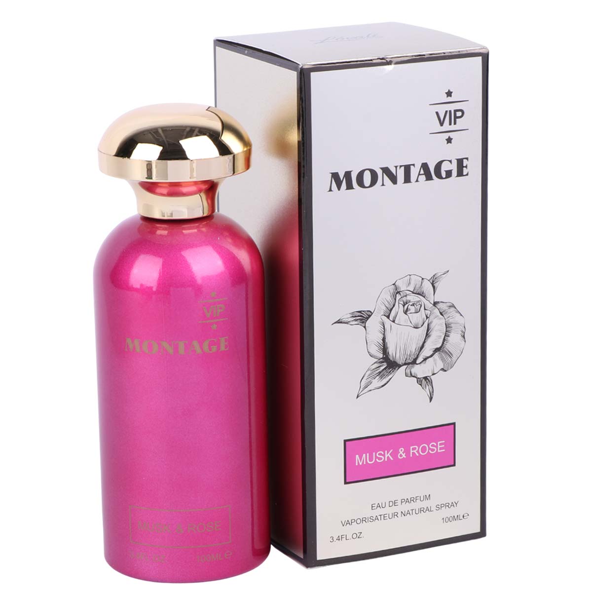 Vip Montage Musk & Rose Eau De Parfum 100ml