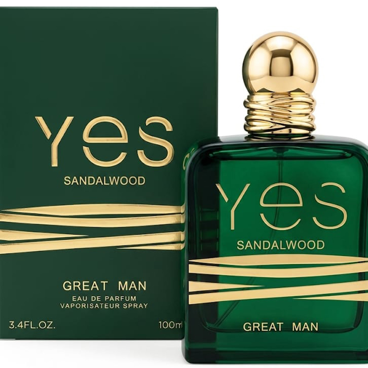Yes Sandal Wood Eau De Perfum Natural Spray For Men 100ml