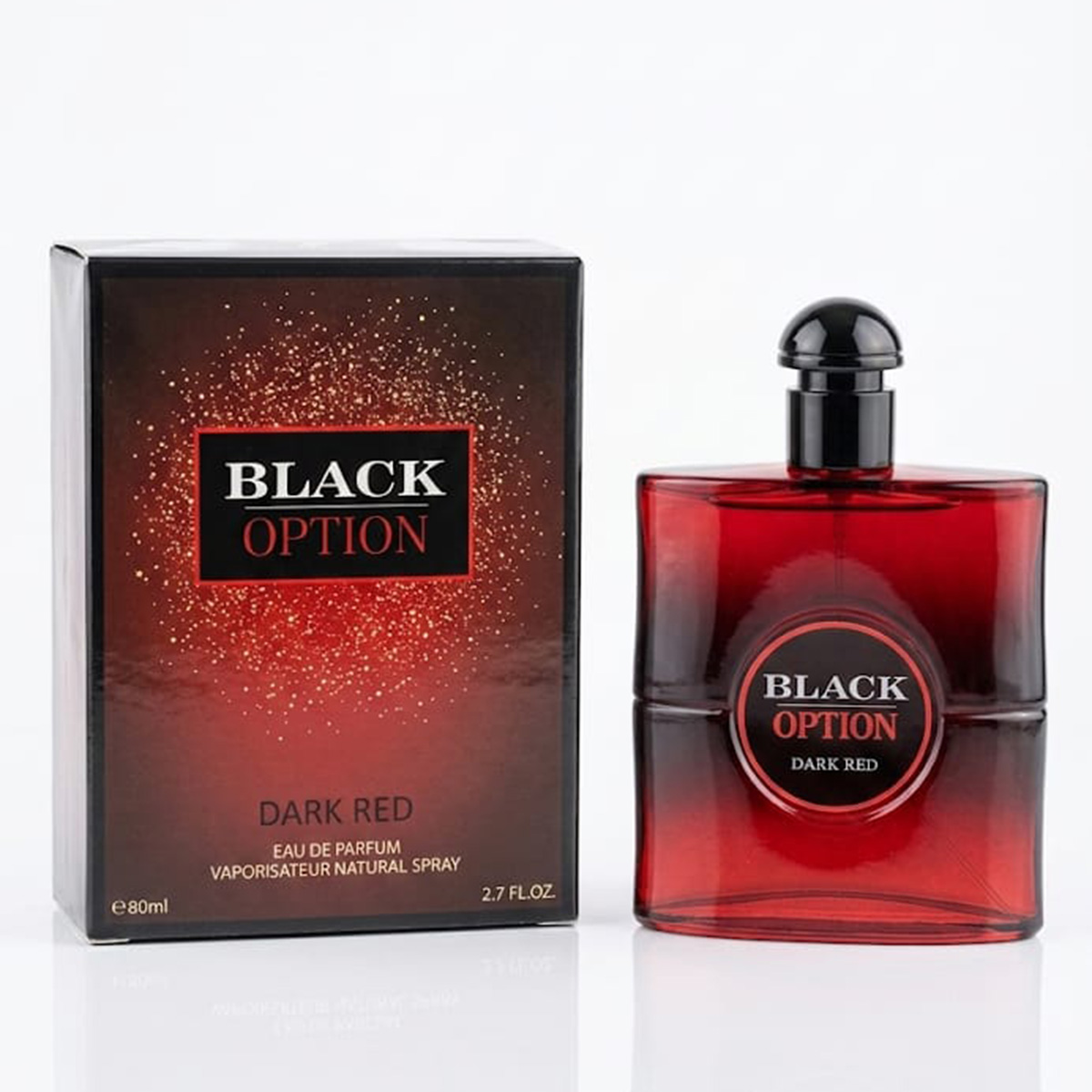 Black Option Dark Red Eau De Oarfum Natural Spray 80ml
