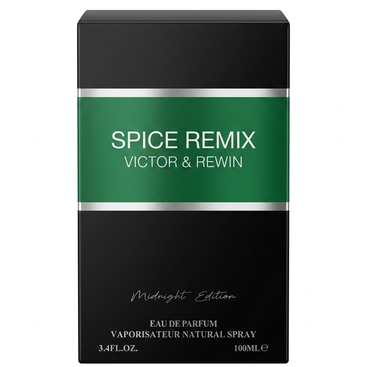 Spice Remix Victor And Rewin Midnight Eau De Parfum Natural Spray For Men 100ml
