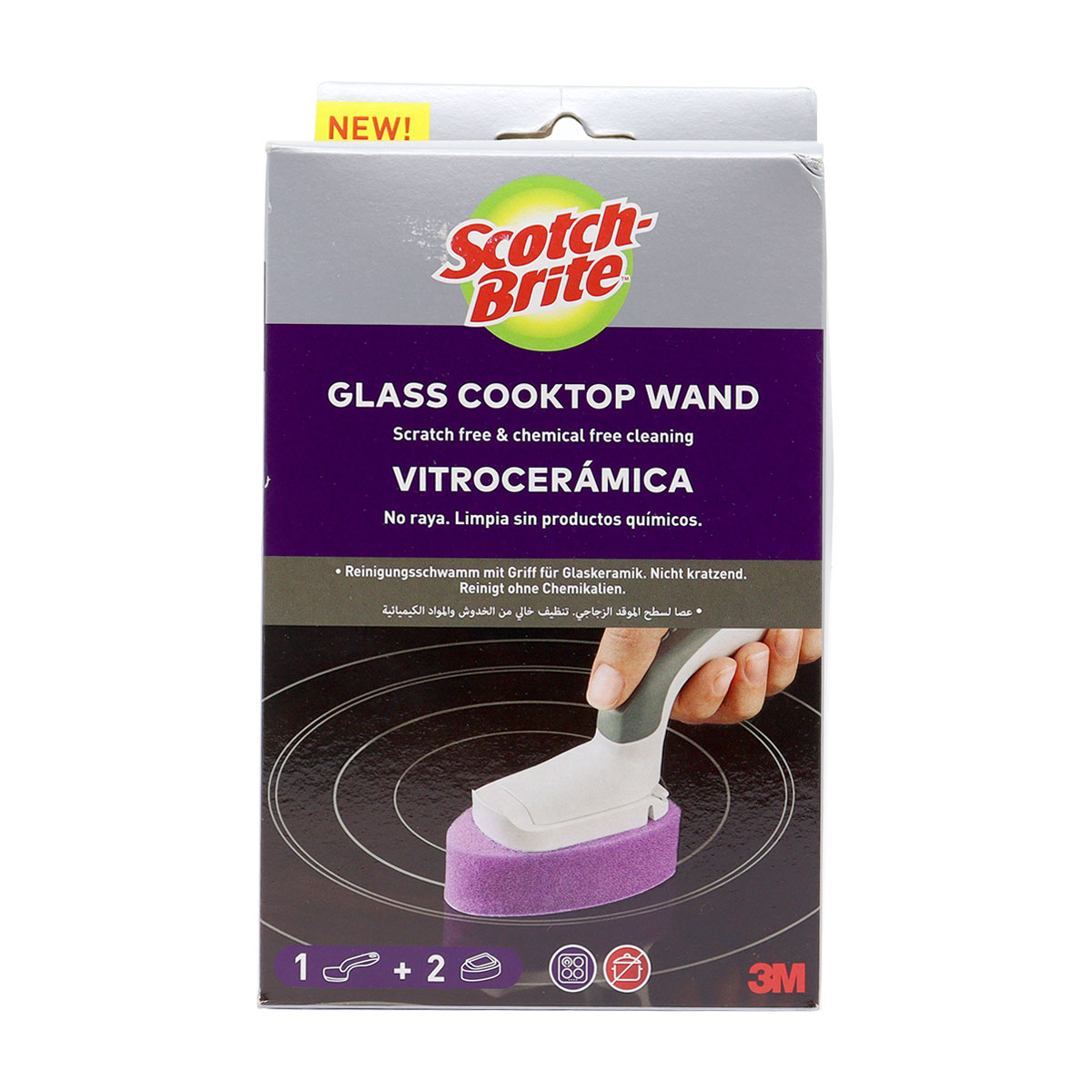 Scotch-Brite Glass Cooktop Wand with Refill Pads