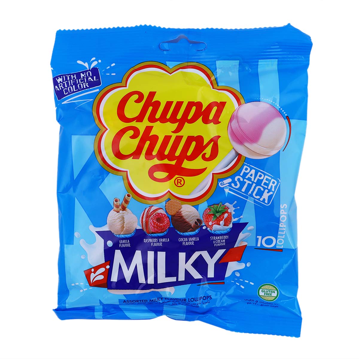 Chupa Chups Milky Lollipop 120g