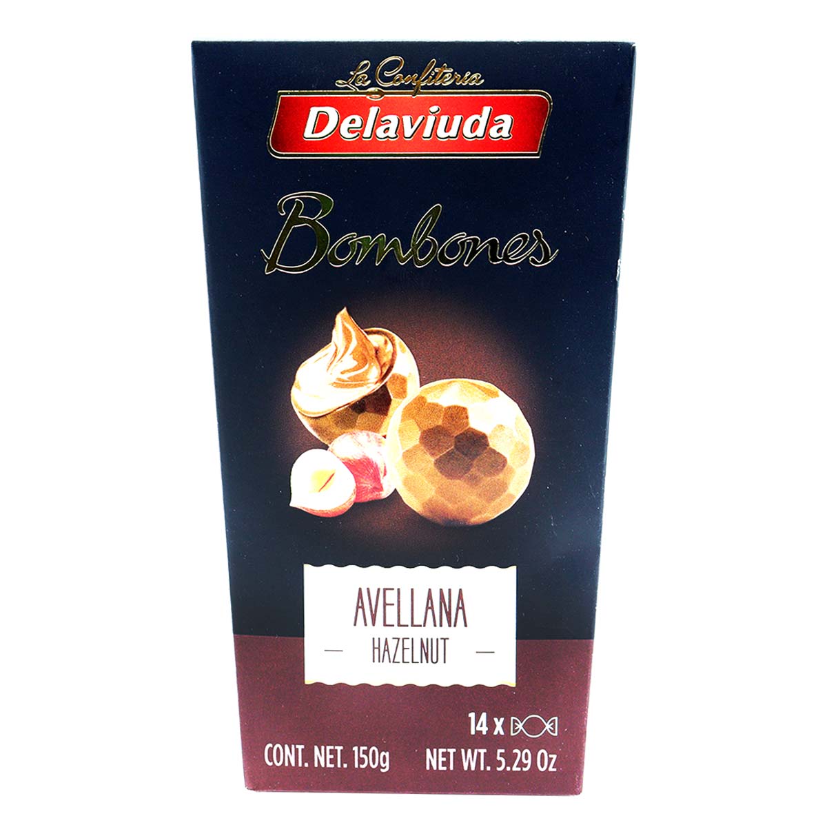 Delaviuda Bombones Avellana Hazelnut Chocolate 150g