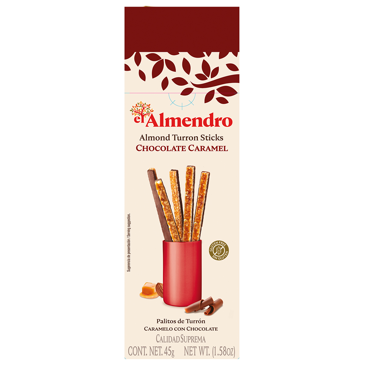 Chocolate Caramel Turron50Gm
